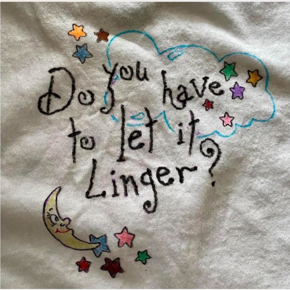 The Linger hand drawn tee - Picture 4 of 5